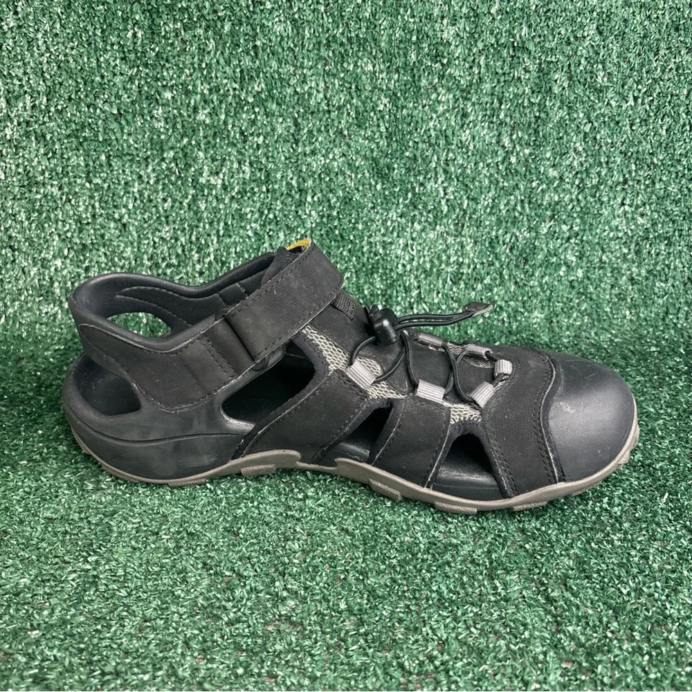 Teva Sandals‎ Mens 9 Flintwood Hiking Slip On Black Comfort Low Top SN 1118941